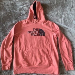 Orange/Pink North Face Hoodie